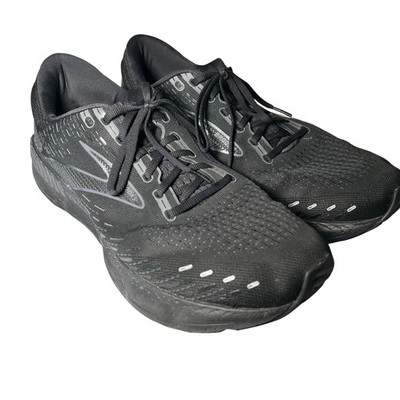 Brooks Glycerin 20 Mens 13D Shoes Triple Black Gym Running