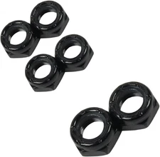 Dimebag Axle Nuts and Kingpin Nuts for Skateboard and Longboard Trucks