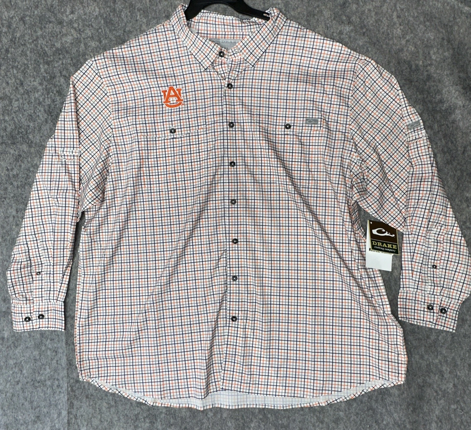 Drake Auburn Univ. long sleeve button down shirt Men’s 3XL- NEW (55-7)