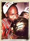 MICHAEL JORDAN 1993 "SIGNATURED" GOLD FOIL AMERICAN HOLDING CARD #3. LTD 10,000!