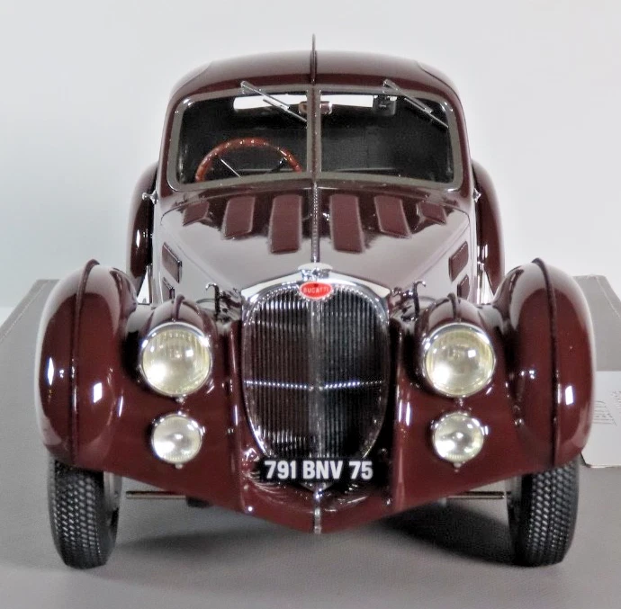 Ilario 1936 Bugatti T57S Atlantic #57473 Brown, Rare scale 1:18 INV# 4811 - Image 2 of 4
