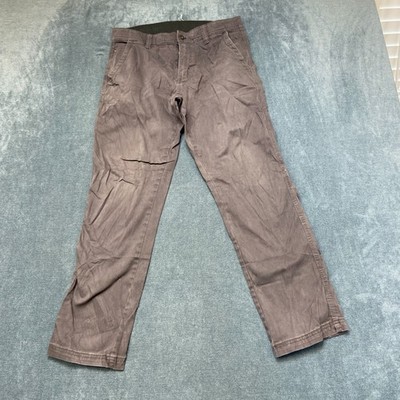 Weatherproof Carpenter Pants Men 32x30 Gray Cotton Straight Fit Workwear Pockets