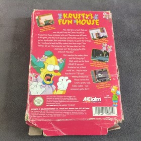 Krusty&rsquo;s Fun House - NES Box, Cartridge, NO Manual