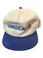 NEW Union 76 Unocal Oil Gas Station Hat Cap SnapBack White Blue Vintage