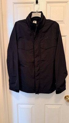 Nike M65 Premium Men's Full Zip Hooded Jacket Black Size S Small DC6770 010