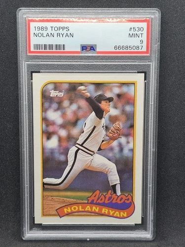 1989 TOPPS #530 NOLAN RYAN PSA 9