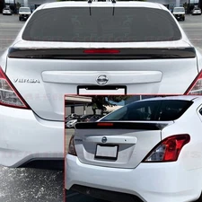 For 2012-2019 Nissan VERSA Sedan Factory Style Spoiler W/L PAINTED GLOSS BLACK