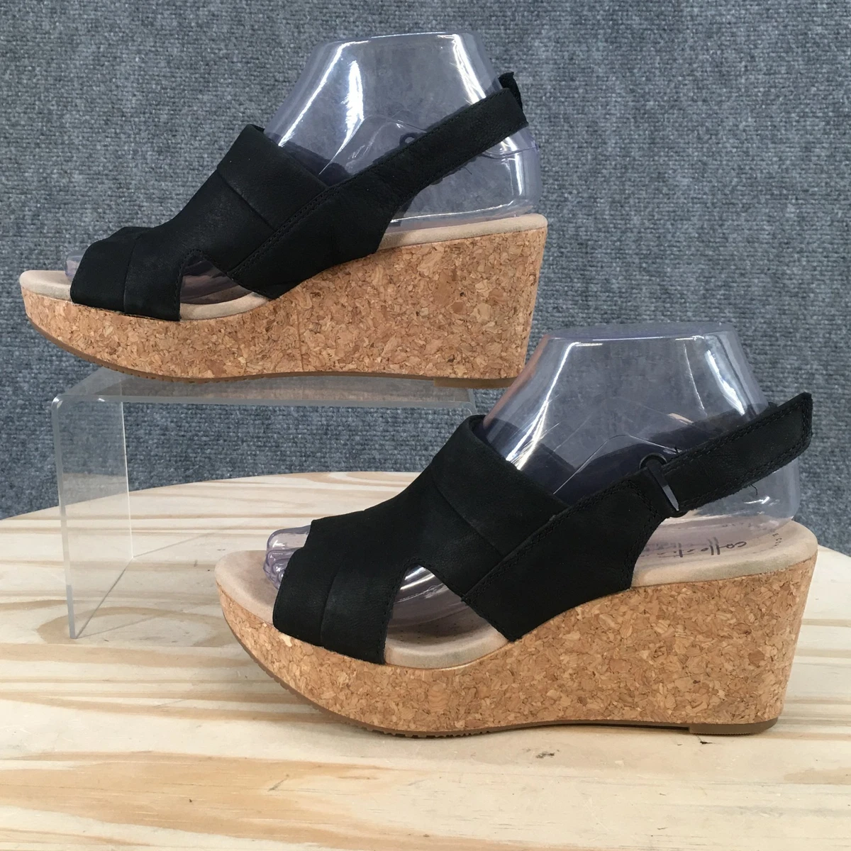Clarks Ladies Annadel Ivory Wedge Sandal