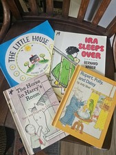 Vintage Children's Book Bundle Ira Sleeps Over, The Little House And Two More
