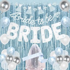 Blue Bachelorette Party Decoration Bride To Be Bridal Shower Decor Kit