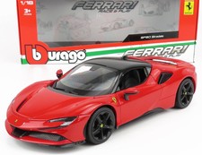 Kit Modellino Ferrari SF90 Stradale Bburago - Scala 1:24, Licenza Ufficiale, Da Montare, Età 14+ - Foto 3