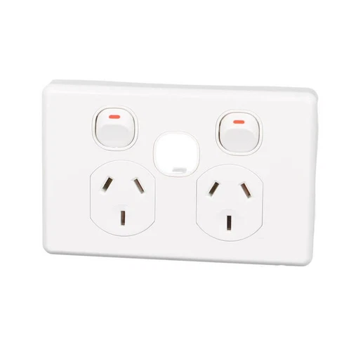 Clipsal by Schneider Electric Clipsal C2025XUA-WE | Double power point with Ext - Picture 2 of 5
