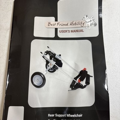 Best Friend Mobility Elite Model Wheelchair Fits Dogs W/ Back Height 13-17  Read