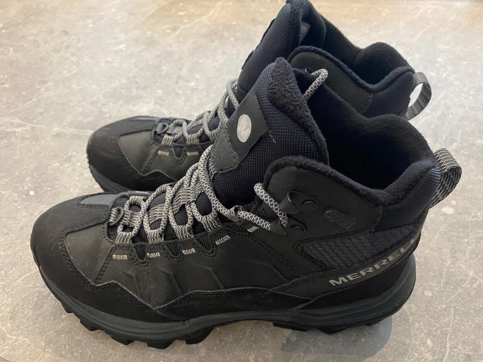 Wanderstiefel Herren Merrell Warm Größe 41,5 Dunkelgrau Nubuk