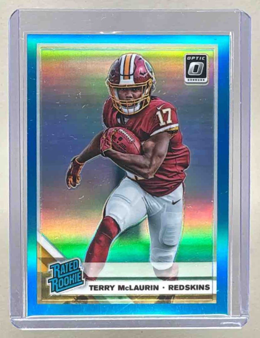 Terry McLaurin 2019 Panini Donruss Optic #179 Aqua Rookie RC /299