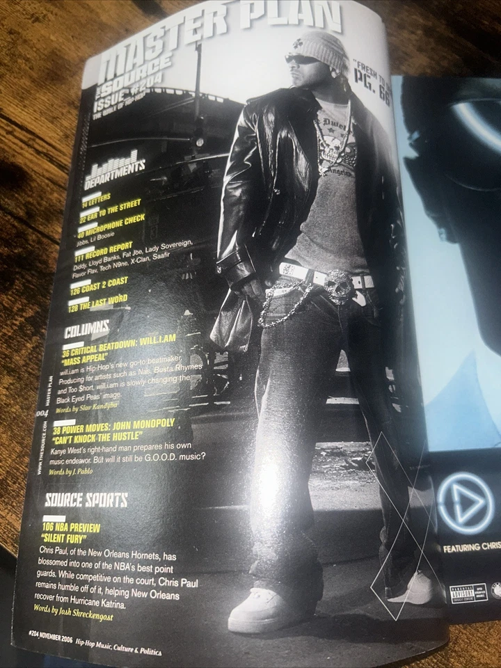 The Source Magazine #204 2006 Jim Jones Xzibit Fat Joe Cormega Murs Rare VTG OOP Foto 2 de 4