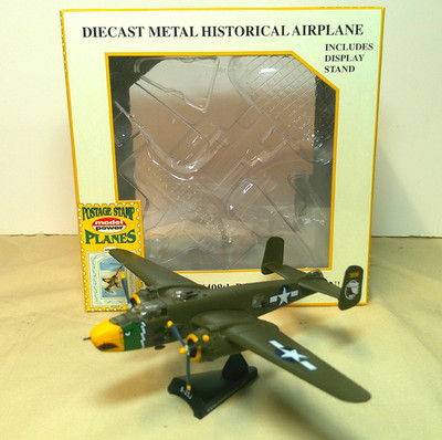 Model Power Postage Stamp Planes Series G 5403-2 B-25J Mitchell '498th Squadron'
