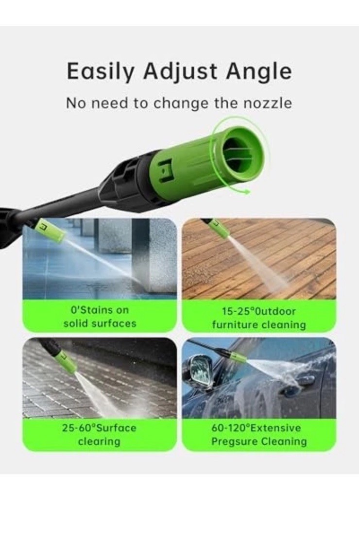 PATOOLIO PRESSURE WASHER PATOOLIO POWER WASHERS WITH FOAM CANNON - GRAY