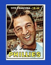 1967 Topps Set-Break #443 Tito Francona EX-EXMINT *GMCARDS*