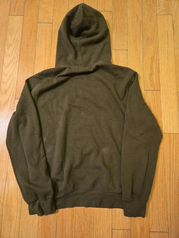 Polo Ralph Lauren 高科技 Polo 熊 卫衣 连帽夹克 大号 绿色 罕见 — 第 2/4 张图片