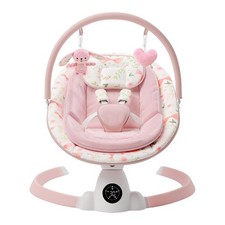 Baby Swing for Infants with 5 Swing Speeds, Portable Electric Baby Swing with Bl