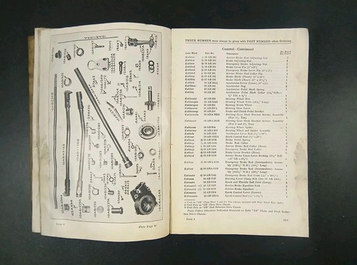Antikes Mack Truck AB Teilebuch 1927 Semi Heavy Duty Diesel Diagramm Scematic - Bild 15 von 24