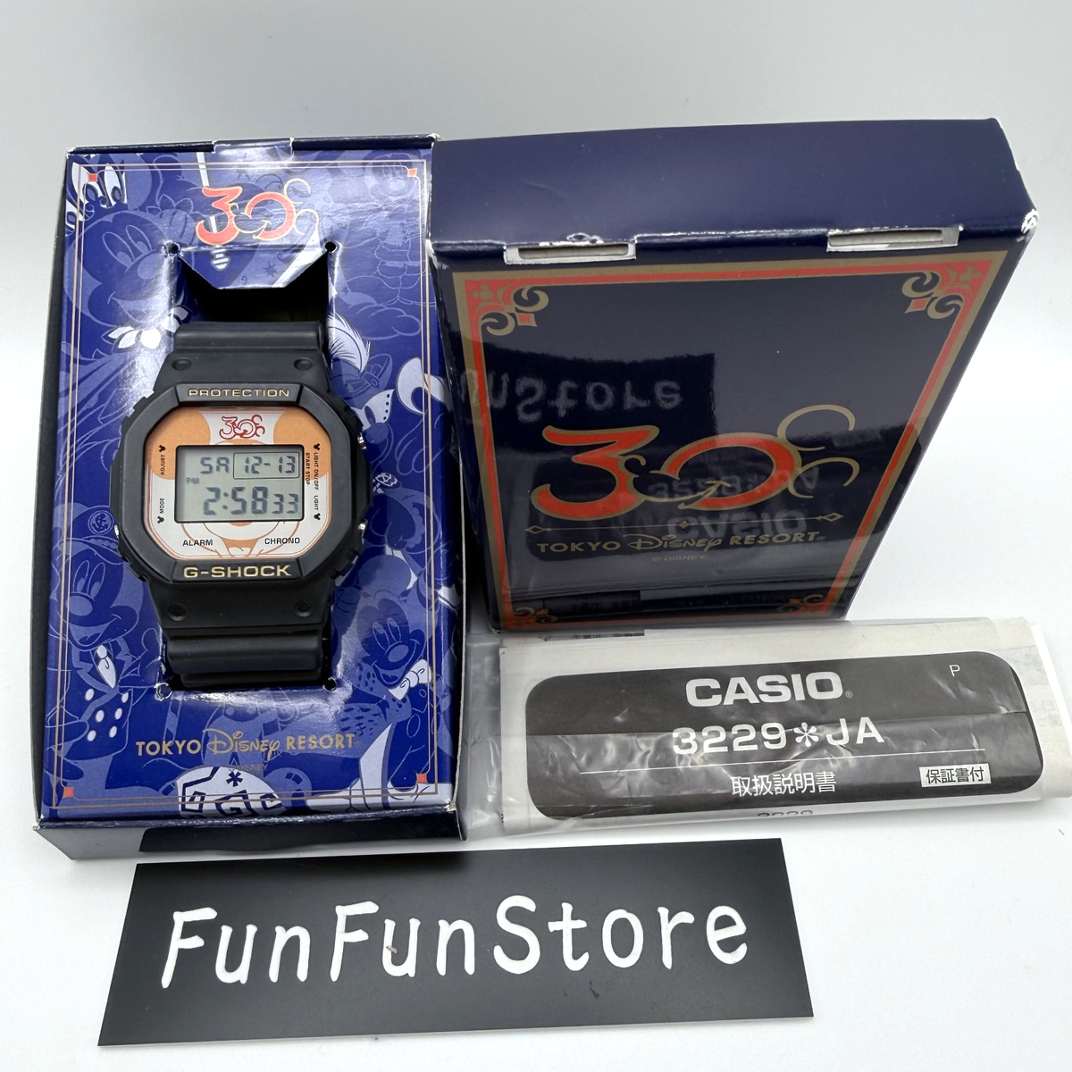 まつり　G-SHOCK Disneyコラボ Casio G-SHOCK DW5600VT Tokyo Disney Resort 30th Anniversary Watch