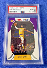 LeBron James 2020 Panini Hoops #146 PSA 10 Los Angeles Lakers NBA Gem!🔥🏀