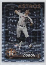 2024 Topps Series 1 Silver Crackle Foil Mauricio Dubon Mauricio Dubón #326 b4d