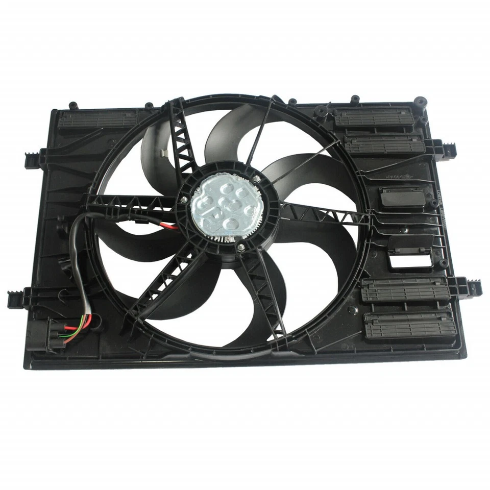 Ventilador condensador y radiador aire acondicionado para Audi A3 2015 16 17 18 2019 1,8 L/2,0 L turbo Foto 2 de 4