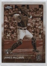 2015 Topps Chrome Sepia Refractor James McCann #46 0f3j