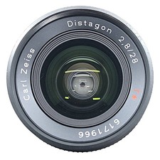 Contax Carl Zeiss  Distagon 28mm F2.8 T*  C/Y Lens AEJ YASHICA Mount from japan