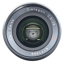 Contax Carl Zeiss  Distagon 28mm F2.8 T*  C/Y Lens AEJ YASHICA Mount from japan