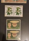 Vintage Framed Lot of 7 Foreign Block Stamps Thailand, Malaysia, Singapore India — photo 5