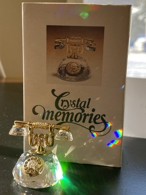 Swarovski Figurine Crystal Memories Phone 180408 Excellent Condition W/Box