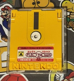 Electrician Nintendo Famicom Disk System RARE Japan Import US Seller TESTED