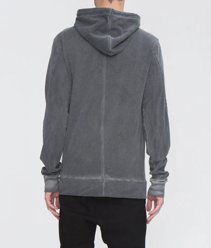 LOST & FOUND RIA DUNN ZIP HOODIE JACKET SWEATER, SZ M (loose fit) image 2