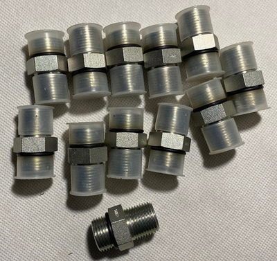 #ad #ad Eaton Weatherhead 5 8 Male O#x27;ring Boss X 1 2 Male Pipe Thread Adapter QTY 12 $75.00