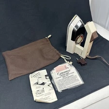 Vintage Norelco TI70 Travel Iron/Spray/Steam/Dry Iron Folding Handle 2x Voltage