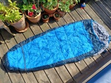 Sacco a pelo per bambini sacco a pelo per ragazzi Ayacucho Junior Vario blue 155 cm NP 80