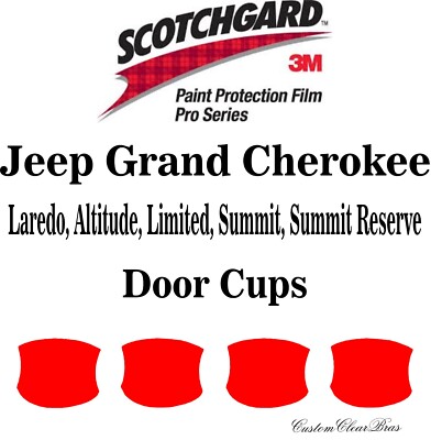 3M Scotchgard Paint Protection Pro Series 2022 2023 2024 Jeep Grand Cherokee