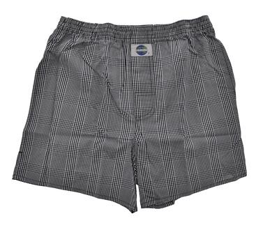 D.E.A.L. Boxershorts Check 191938 Herren Shorts Unterhose Baumwolle Schwarz 