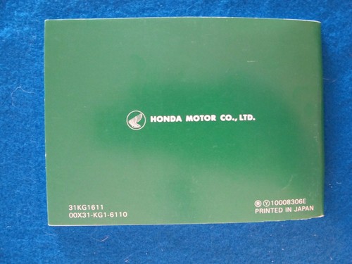Honda 1983 XL200R Brand New Original Factory Owners Manual F573 - Picture 4 of 4