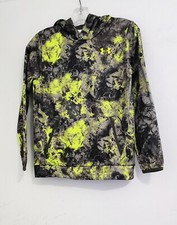 Under Armour Big Boys Fleece Cloud Hoodie Marine Green Sz YMD - NWT