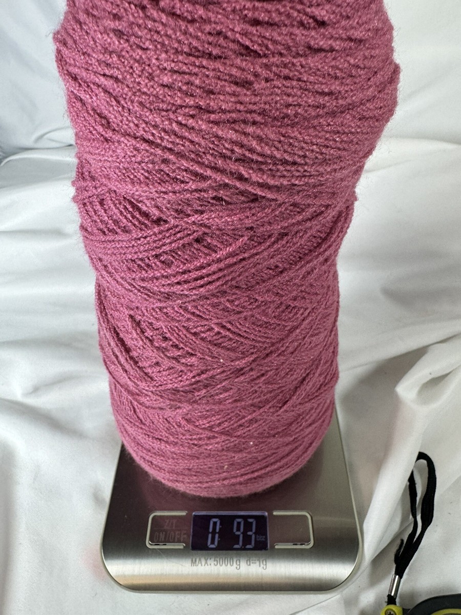 Deep Pink Magenta Vintage Yarn On Cone 9.3 Oz | eBay