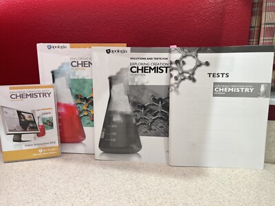 Apologia Exploring Creation with Chemistry 3rd Edition W/full DVD Tutorial set