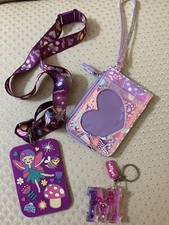 Three SMIGGLE Items. Purse/card Holder, Lanyard, “M” Key ring