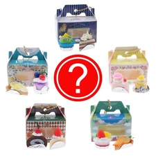 Mini Box Cake Food Gashapon Figure 1 Random Japanese Blind Bag Capsule Keychain 
