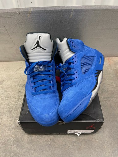 Nike Air Jordan Retro 5 OG Blue Suede 