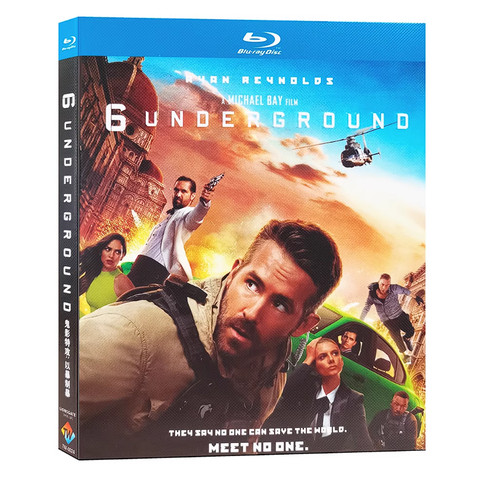 6 Underground Film US Movie BD 1 disco tutte le regioni gratis nuovo cofanetto sigillato - Foto 1 di 2